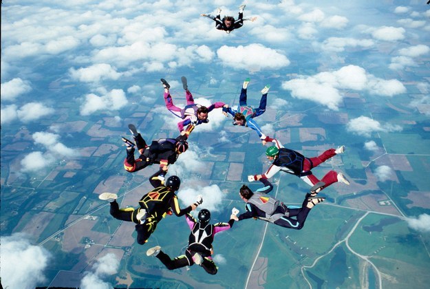 Skydiving Group gift for him