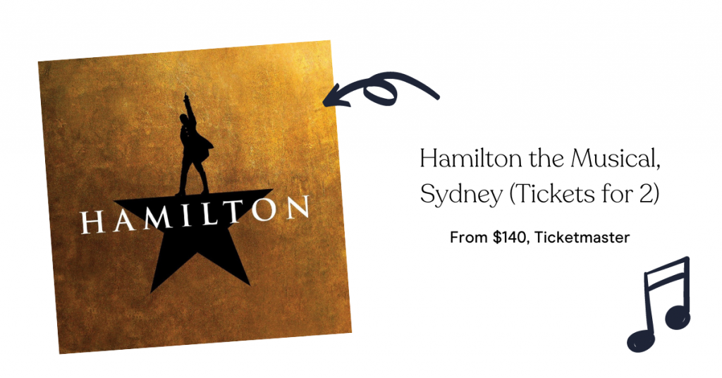 Hamilton the Musical, Sydney (Tickets for 2)